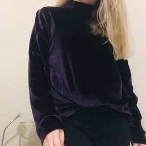 Trendy Vintage Velvet Long Sleeve
